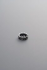 925 Sterling Silver-Antiqued-Wheat Ear Spacer Bead-5mm