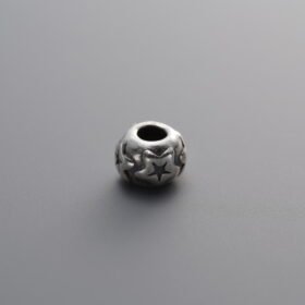 925 Sterling Silver-Antiqued-Star Spacer Bead-6mm