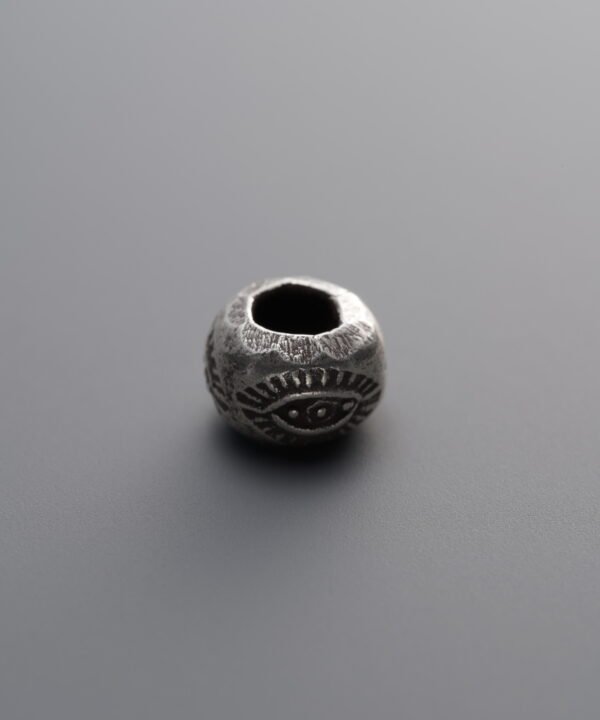 925 Sterling Silver-Antiqued-Eye Spacer Bead-7mm