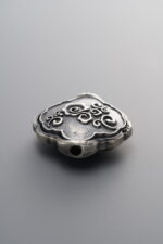 925 Sterling Silver-Antiqued-Auspicious Cloud Spacer Bead-18mm - Image 3