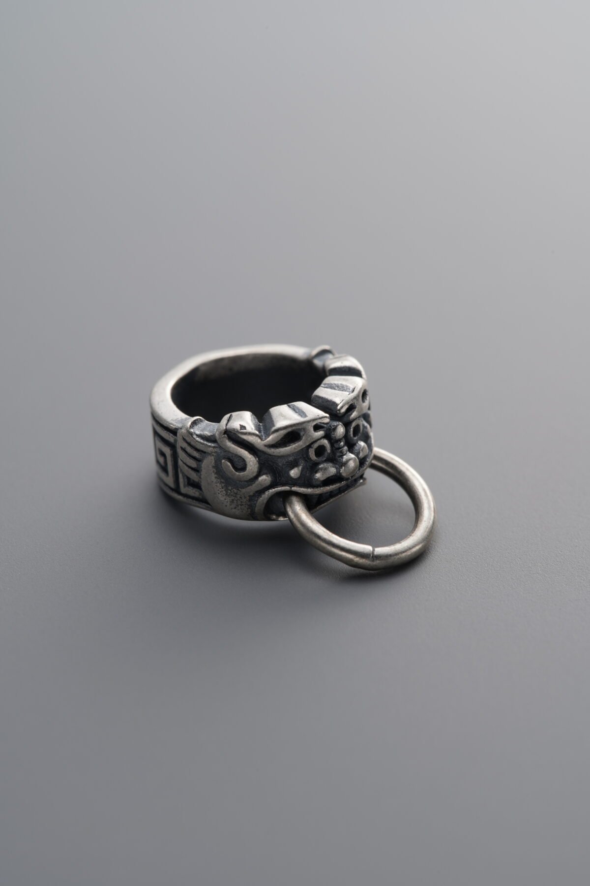 925 Sterling Silver-Antiqued-Pixiu Spacer Bead-10mm - Image 4