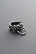 925 Sterling Silver-Antiqued-Pixiu Spacer Bead-10mm - Image 4
