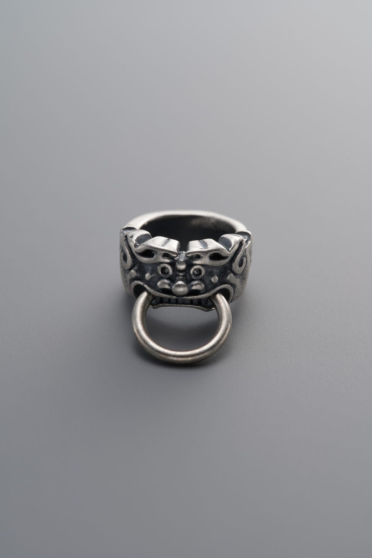 925 Sterling Silver-Antiqued-Pixiu Spacer Bead-10mm - Image 1