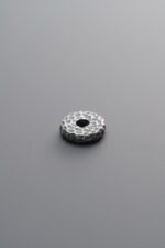 925 Silver-Vintage-Hammered Pattern Spacer-7mm - Image 2
