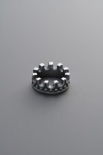 925 Sterling Silver-Antiqued-CRown Spacer Bead-9mm