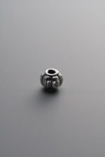 Meteorite-textured Spacer Bead