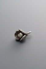 925 Silver-Vintage-Leaf Small Flower Pattern Spacer Bead-10mm - Image 3