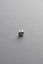 925 Sterling Silver-Antiqued-Printed Octagonal Spacer Bead-3mm - Image 3
