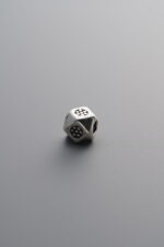 925 Sterling Silver-Antiqued-Octagonal Bead-4mm - Image 3