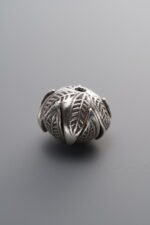 925 Sterling Silver-Antiqued-Large Bud Spacer Bead-12mm - Image 3