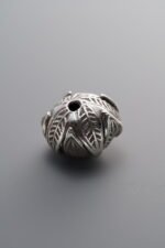 925 Sterling Silver-Antiqued-Large Bud Spacer Bead-12mm