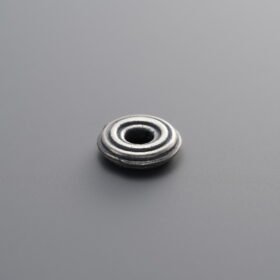 925 Silver-Vintage-Striped Pattern Spacer Bead-8mm