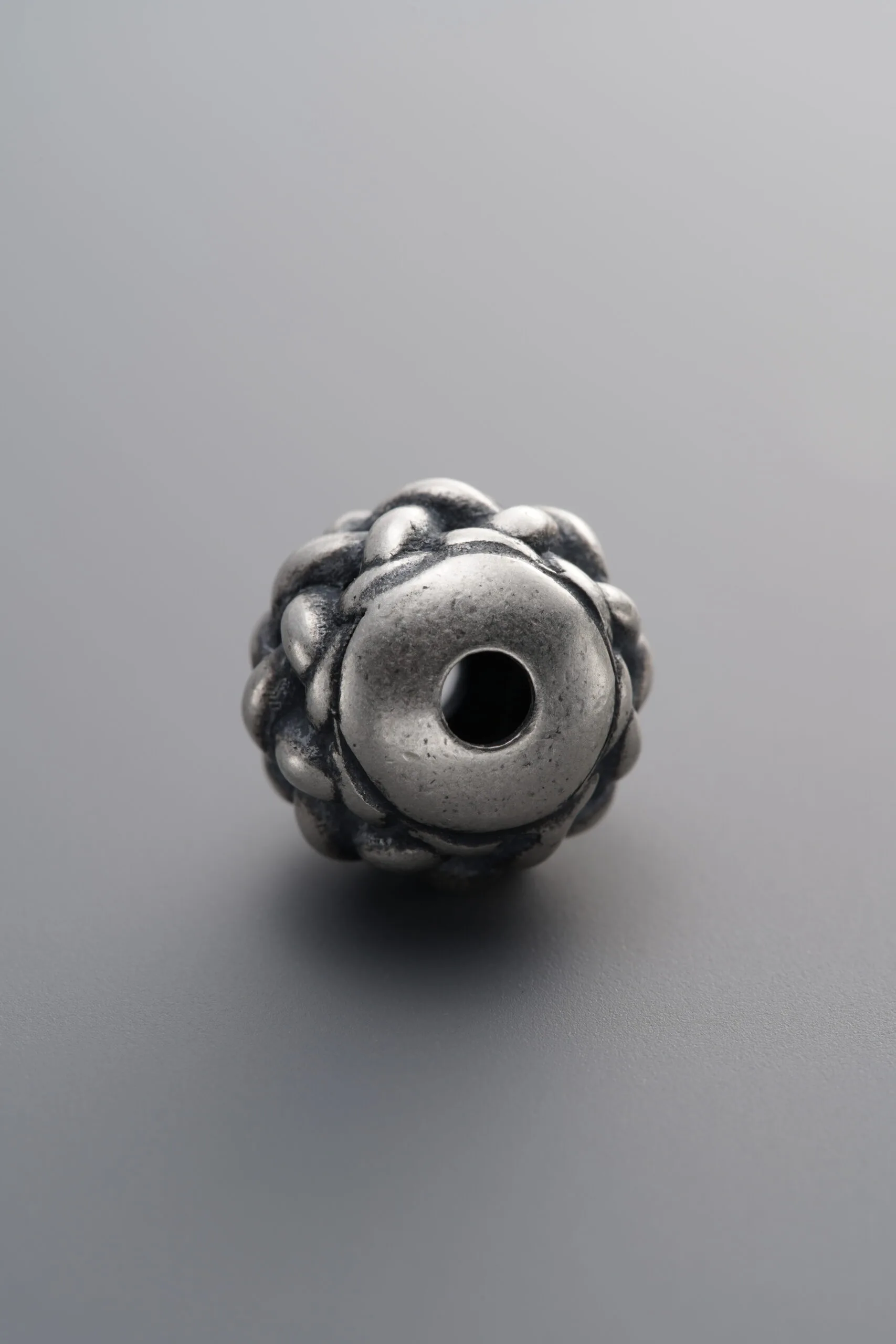 925 Sterling Silver-Antiqued-Braided Spacer Bead-12mm - Image 3