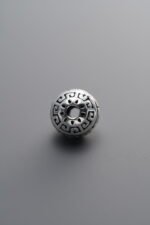 925 Silver-Vintage-Key Pattern Spacer Bead-8mm - Image 3