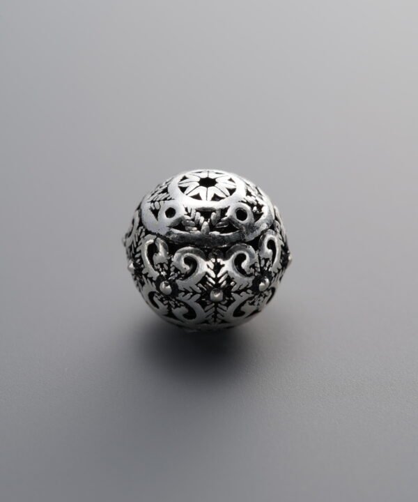 925 Sterling Silver-Antiqued-Openwork Spacer Bead-10mm