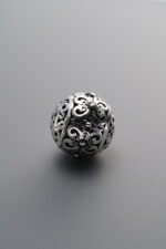 925 Silver-Vintage-Hollowed-out Spacer Bead-10mm - Image 2