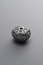 925 Silver-Vintage-Auspicious Cloud Flat Beads-12mm - Image 4