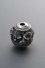 925 Sterling Silver-Antiqued-Openwork Lotus Leaf Spacer Bead-13mm - Image 4