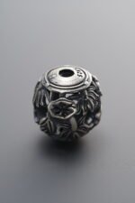 925 Sterling Silver-Antiqued-Openwork Lotus Leaf Spacer Bead-13mm - Image 2