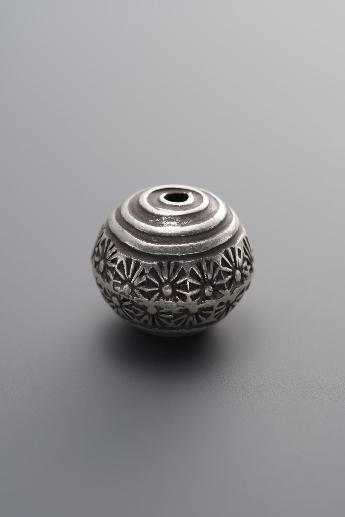 Sunflower Pattern Spacer Bead