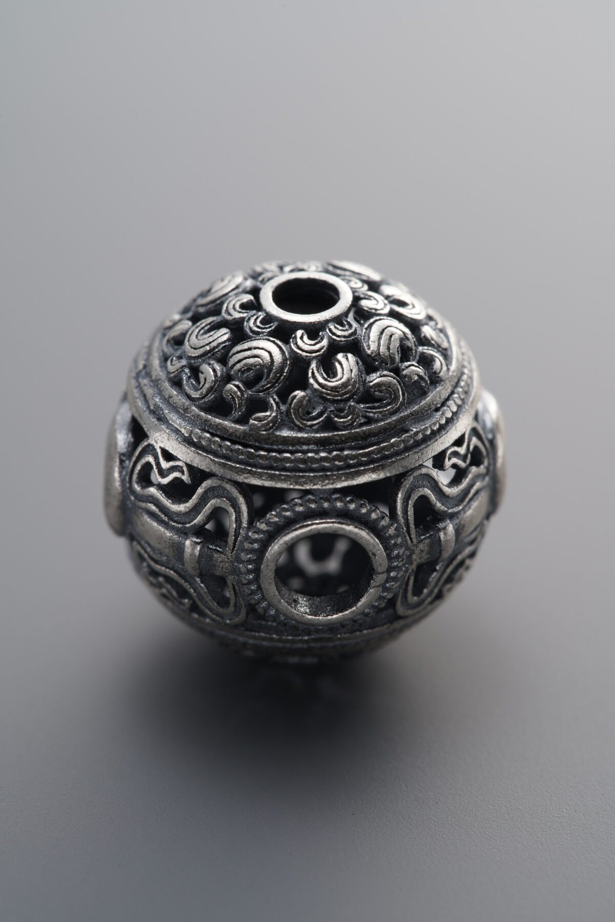 925 Sterling Silver-Antiqued-3-Way Connector Spacer Bead-16mm - Image 2