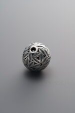 925 Sterling Silver-Antiqued-Leaf Spacer Bead-10mm - Image 2