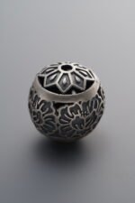 925 Sterling Silver-Antiqued-Lotus Spacer Bead-13mm