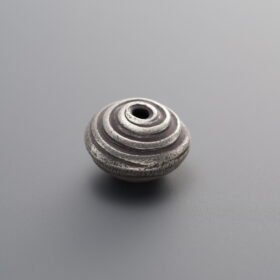 925 Sterling Silver-Antiqued-Spiral Flat Spacer Bead-10mm