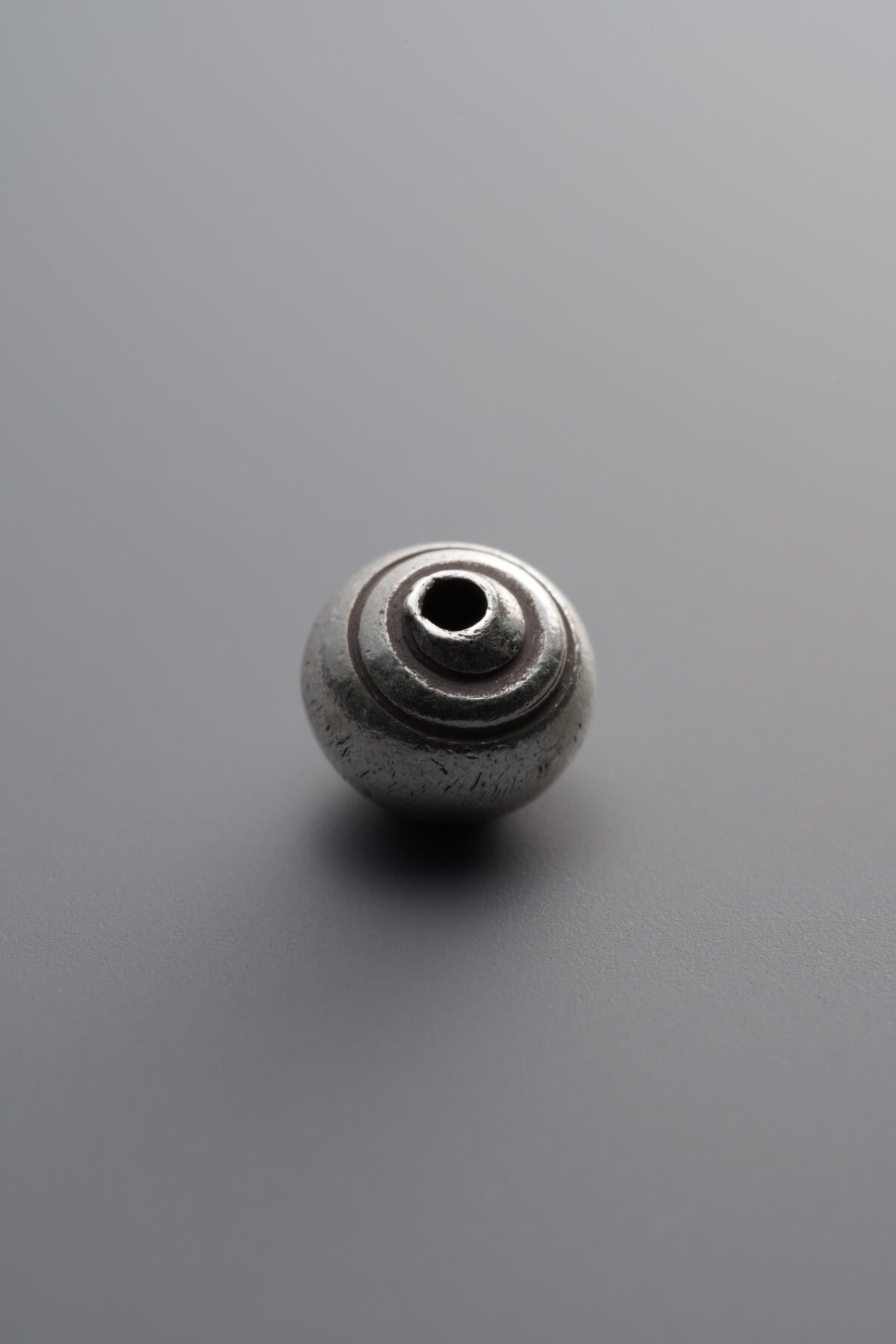 925 Sterling Silver-Antiqued-Spiral Spacer Bead-8mm - Image 3
