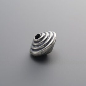 925 Sterling Silver-Antiqued-Rondelle Spacer Bead-10mm