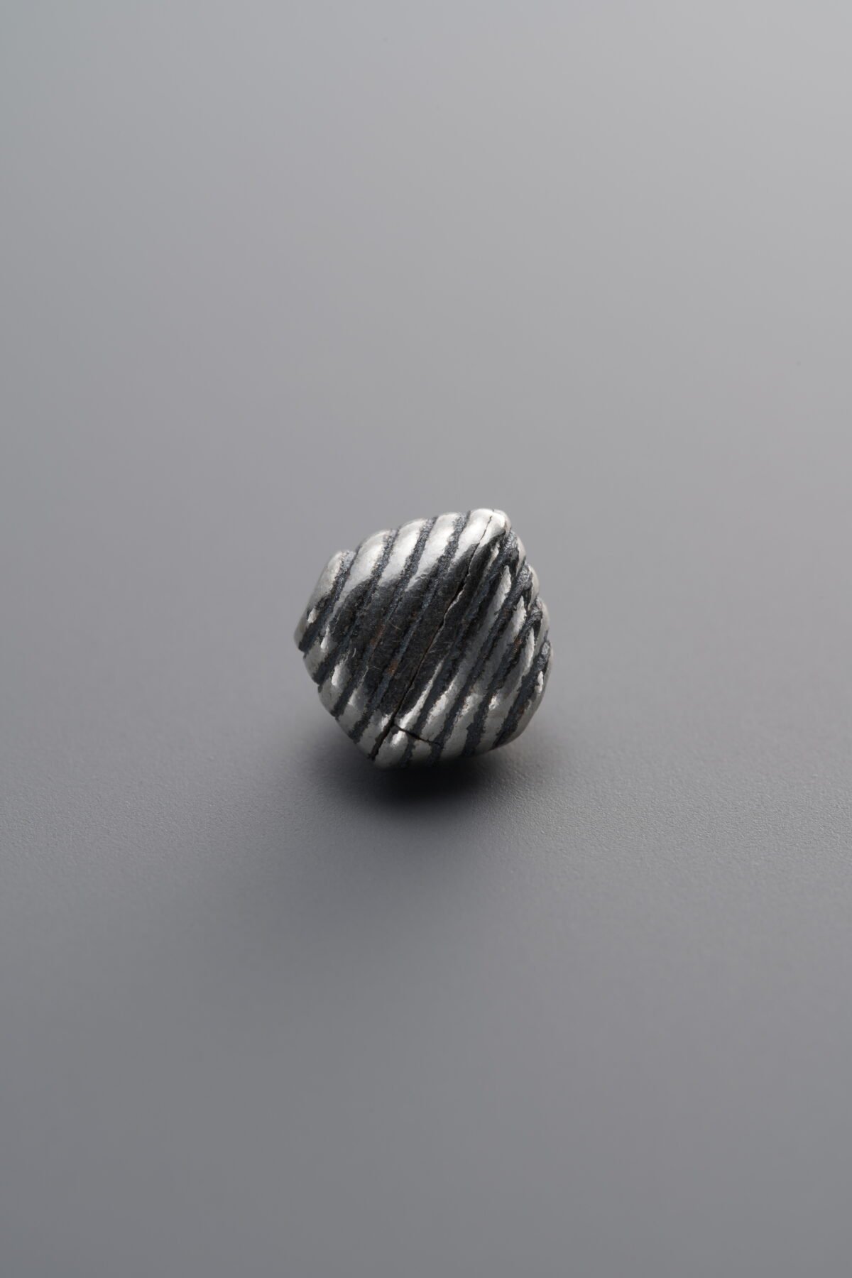 925 Sterling Silver-Antiqued-Rondelle Spacer Bead-7mm - Image 3