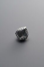 925 Sterling Silver-Antiqued-Rondelle Spacer Bead-7mm - Image 3