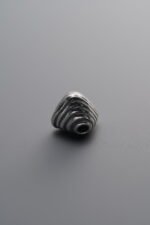 925 Sterling Silver-Antiqued-Rondelle Spacer Bead-7mm - Image 2