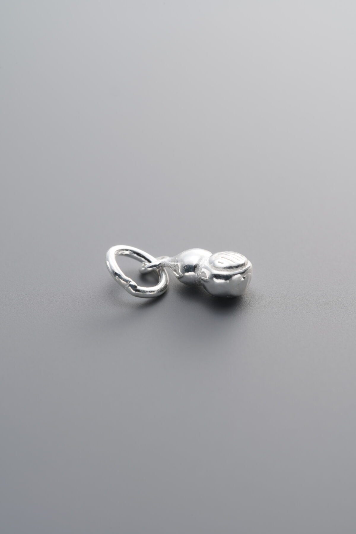 925 Sterling Silver-Antiqued-Gourd Pendant-9mm - Image 3
