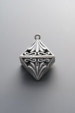 Hollow 3D Triangle Pendant