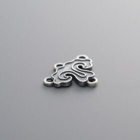 925 Silver-Vintage-Auspicious Cloud Four Component Earring-13mm