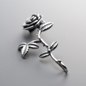 Rose Flower Half-bangle Hook