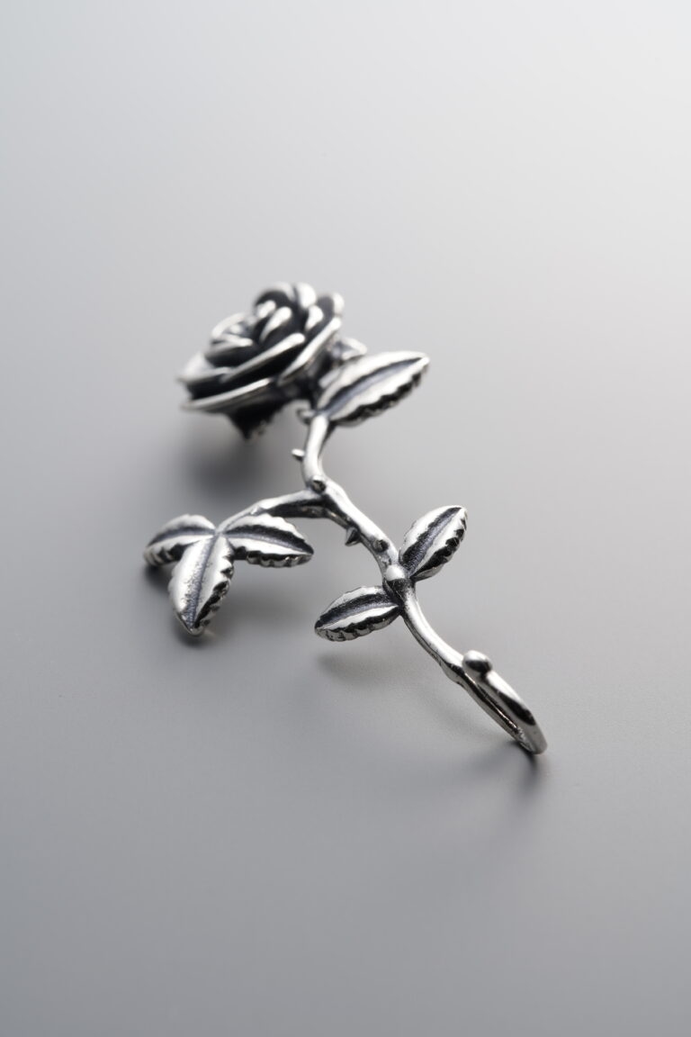 Rose Flower Half-bangle Hook