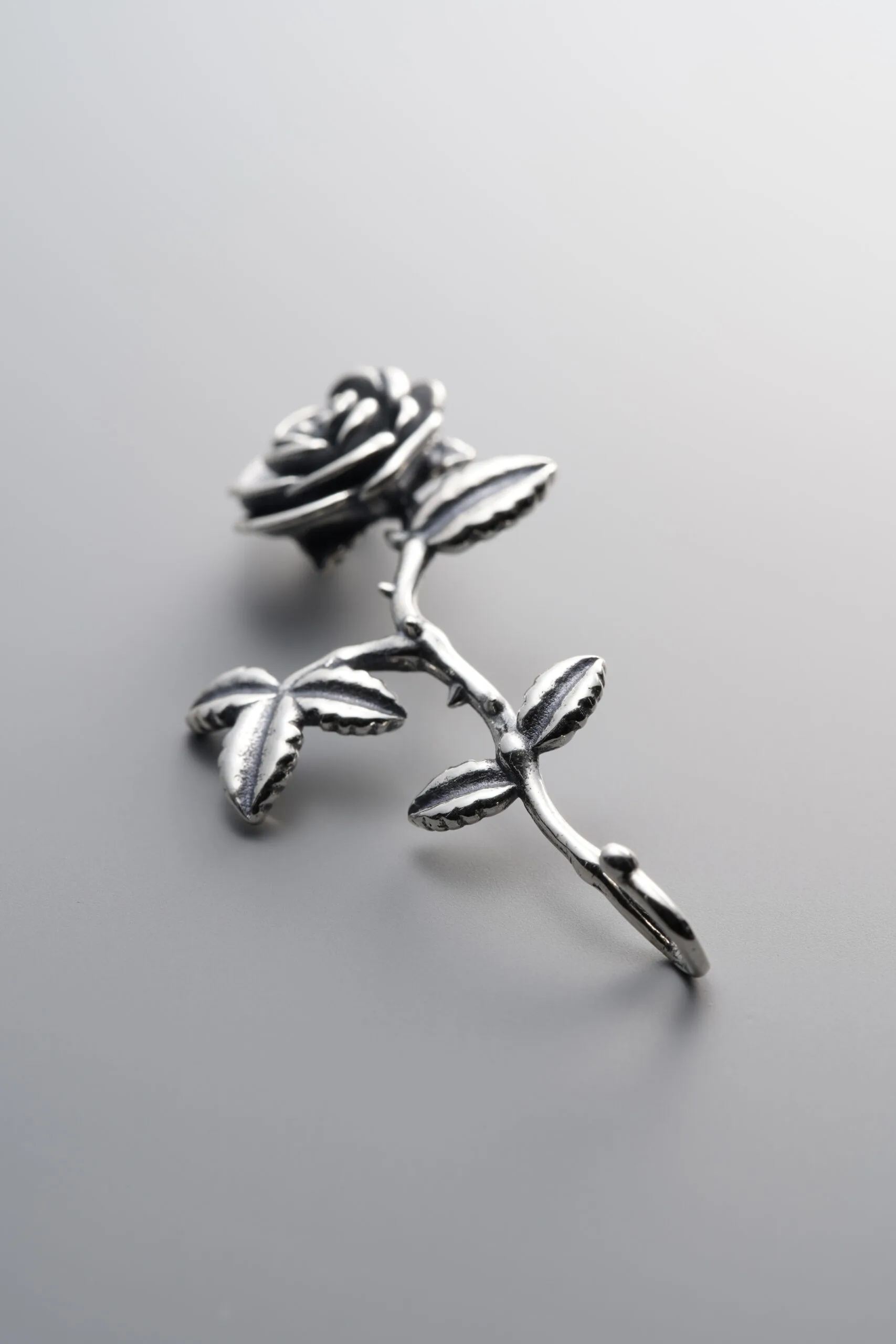 Rose Flower Half-bangle Hook