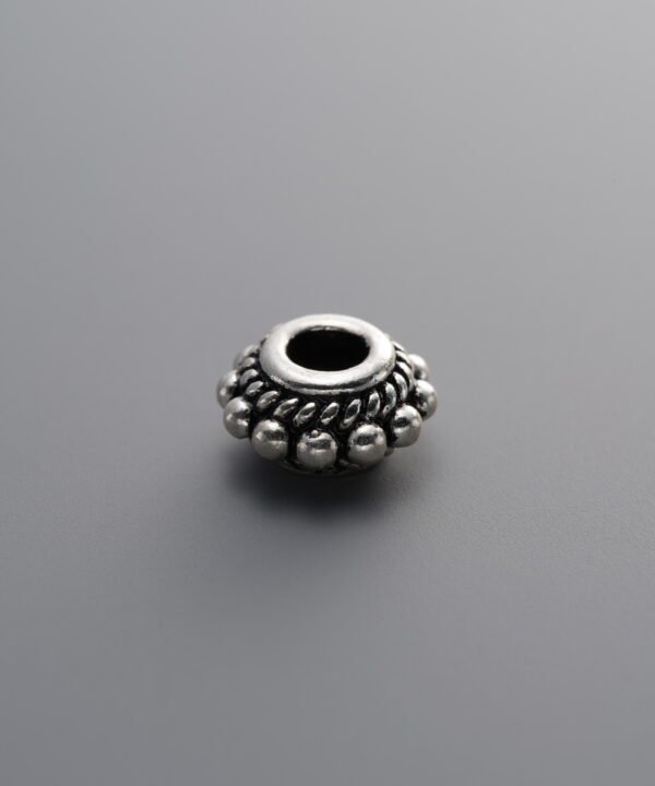 925 Silver-Vintage-Wheel-shaped Bead-8mm