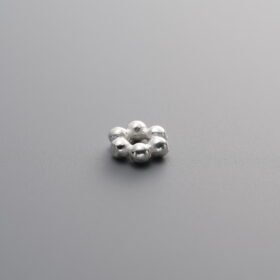 925 Silver-Plain-Wheel Spacer Bead Disk-5mm