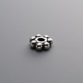 925 Silver-Vintage-Wheel Spacer Bead Disk-7mm