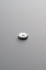 925 Sterling Silver-Antiqued-Rondelle Disc Spacer Bead-5mm