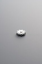 925 Sterling Silver-Antiqued-Rondelle Disc Spacer Bead-5mm
