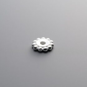 925 Silver-Vintage-Wheel Spacer Bead Disk-7mm