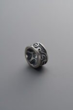 925 Silver-Vintage-Auspicious Cloud Spacer Bead-8mm