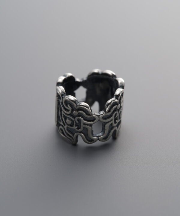 925 Sterling Silver-Antiqued-Mythical Beast Spacer Bead-10mm