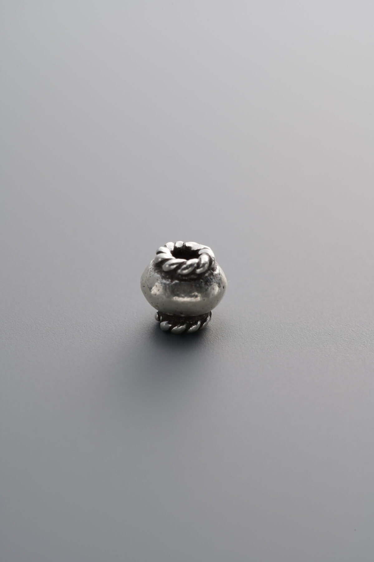 925 Sterling Silver-Antiqued-Lantern Spacer Bead-5mm - Image 4