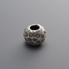 925 Silver-Vintage-Hammered Pattern Spacer Beads-8mm