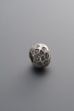 925 Silver-Vintage-Hammered Pattern Spacer Beads-8mm - Image 4